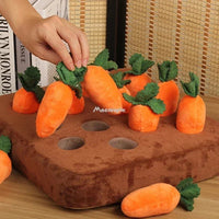 Dog Toys Snuffle Mat for Pet Plush Carrot Toy - Bitora