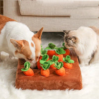 Dog Toys Snuffle Mat for Pet Plush Carrot Toy - Bitora