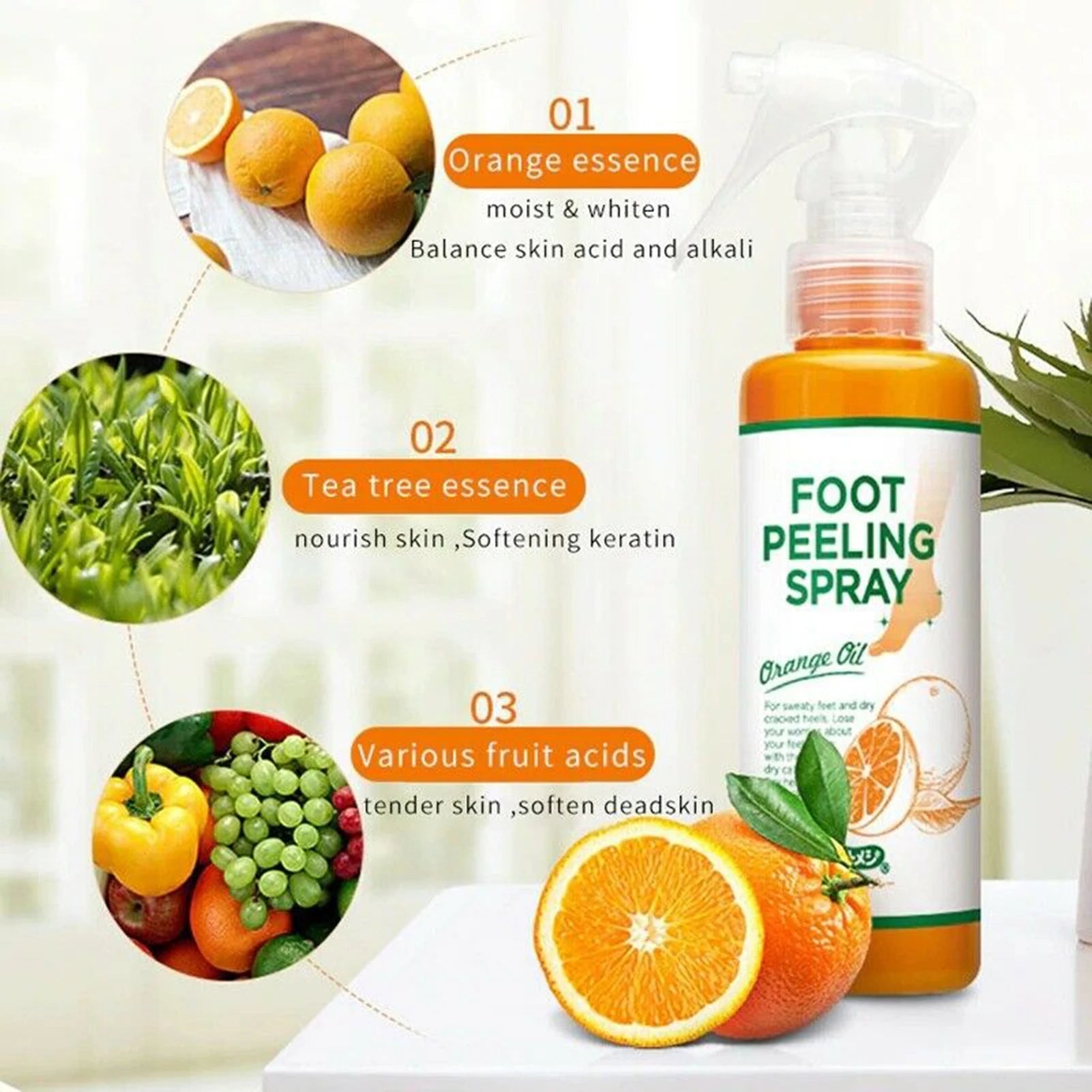 Foot Peeling Spray – Whole Body Use (110ML) - Bitora