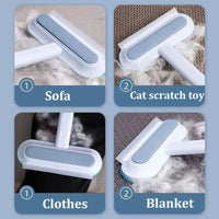Pet Hair Removal Set Tool Reusable Static Removal - Bitora