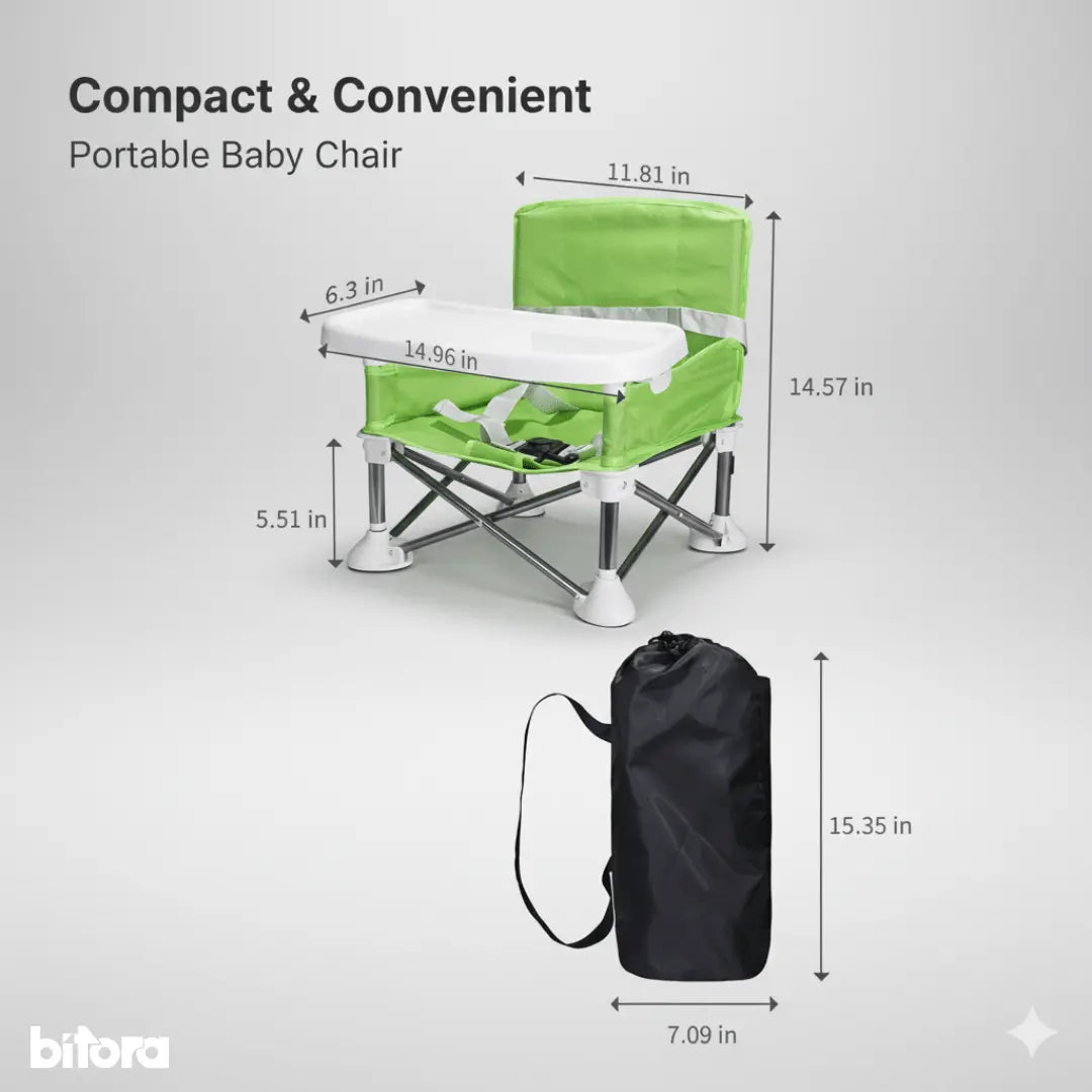 Portable Baby Chair for Dining & Camping - Bitora