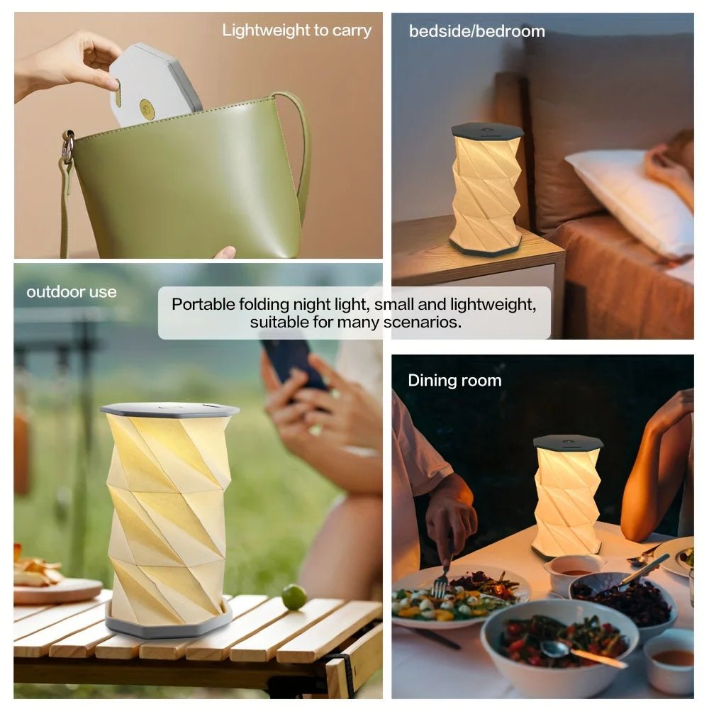 Portable Folding Dimmable Night Light with Type - C Charging - Bitora