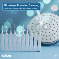 Shower & Phone Hole Cleaning Brush Kit (10pcs) - Bitora