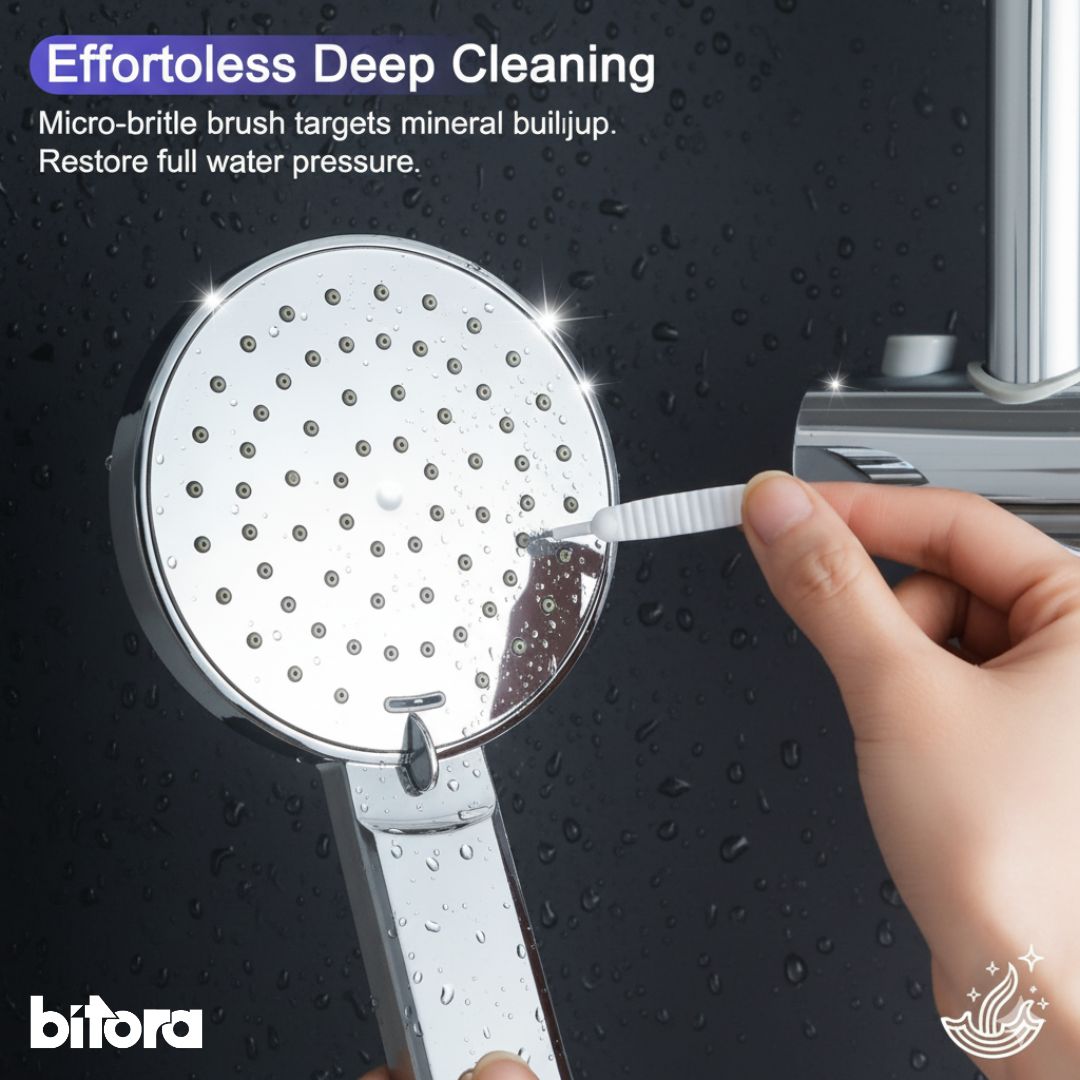 Shower & Phone Hole Cleaning Brush Kit (10pcs) - Bitora