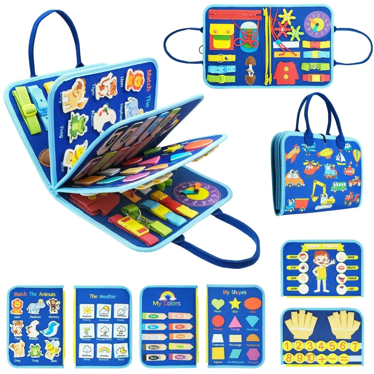 Toddla™ Montessori Busy Board - Bitora