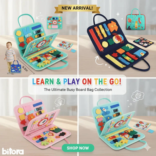 Toddla™ Montessori Busy Board - Bitora