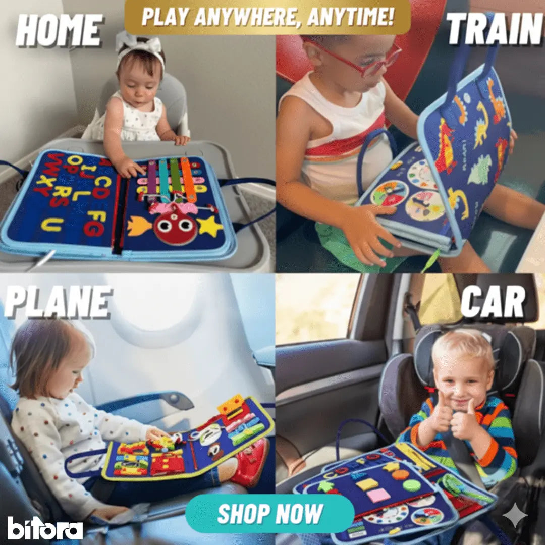 Toddla™ Montessori Busy Board - Bitora