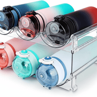 Water Bottle Organizer – 2 Pack Rack System - Bitora